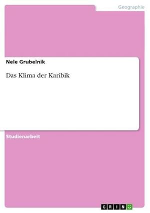 Seller image for Das Klima der Karibik for sale by AHA-BUCH GmbH