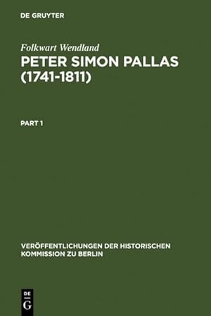 Bild des Verkufers fr Peter Simon Pallas (1741-1811) : Materialien einer Biographie zum Verkauf von AHA-BUCH GmbH