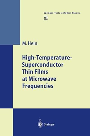 Bild des Verkufers fr High-Temperature-Superconductor Thin Films at Microwave Frequencies zum Verkauf von AHA-BUCH GmbH