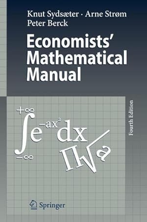 Bild des Verkufers fr Economists' Mathematical Manual zum Verkauf von AHA-BUCH GmbH