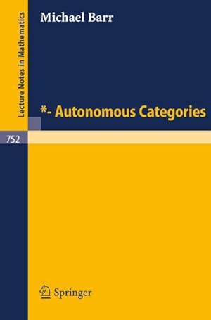 Bild des Verkufers fr Autonomous Categories zum Verkauf von AHA-BUCH GmbH