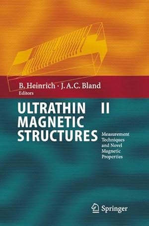 Imagen del vendedor de Ultrathin Magnetic Structures II : Measurement Techniques and Novel Magnetic Properties a la venta por AHA-BUCH GmbH