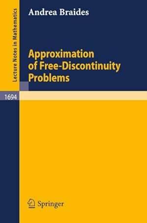 Immagine del venditore per Approximation of Free-Discontinuity Problems venduto da AHA-BUCH GmbH