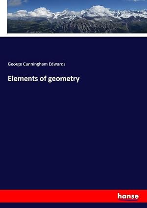 Imagen del vendedor de Elements of geometry a la venta por AHA-BUCH GmbH