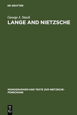 Bild des Verkufers fr Lange and Nietzsche zum Verkauf von AHA-BUCH GmbH