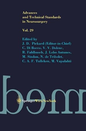 Immagine del venditore per Advances and Technical Standards in Neurosurgery venduto da AHA-BUCH GmbH