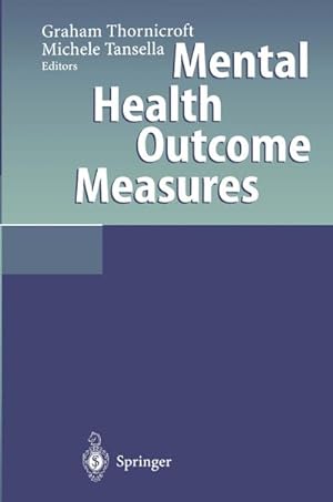 Seller image for Mental Health Outcome Measures for sale by AHA-BUCH GmbH