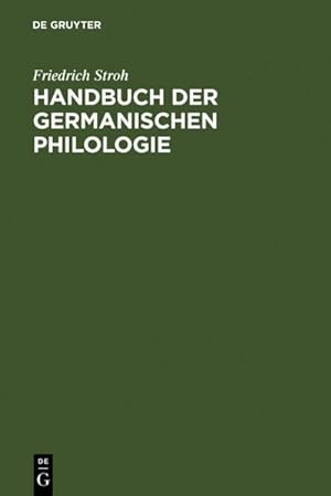 Bild des Verkufers fr Handbuch der germanischen Philologie zum Verkauf von AHA-BUCH GmbH