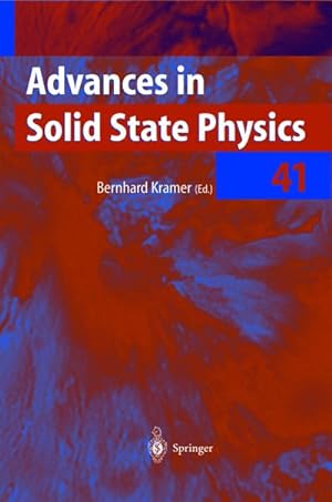 Bild des Verkufers fr Advances in Solid State Physics zum Verkauf von AHA-BUCH GmbH