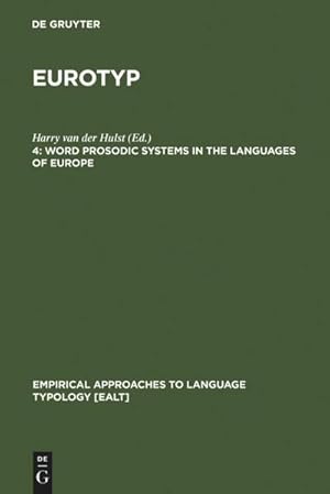 Bild des Verkufers fr Word Prosodic Systems in the Languages of Europe zum Verkauf von AHA-BUCH GmbH