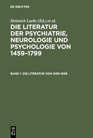 Bild des Verkufers fr Die Literatur von 14591699 zum Verkauf von AHA-BUCH GmbH