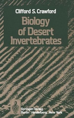 Bild des Verkufers fr Biology of Desert Invertebrates zum Verkauf von AHA-BUCH GmbH