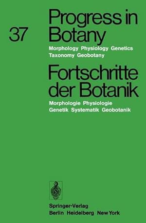 Bild des Verkufers fr Progress in Botany / Fortschritte der Botanik : Morphology Physiology Genetics Taxonomy Geobotany / Morphologie Physiologie Genetik Systematik Geobotanik zum Verkauf von AHA-BUCH GmbH