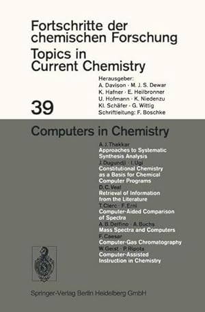 Bild des Verkufers fr Computers in Chemistry zum Verkauf von AHA-BUCH GmbH