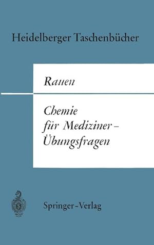 Imagen del vendedor de Chemie fr Medizinerbungsfragen a la venta por AHA-BUCH GmbH