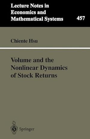 Seller image for Volume and the Nonlinear Dynamics of Stock Returns for sale by AHA-BUCH GmbH