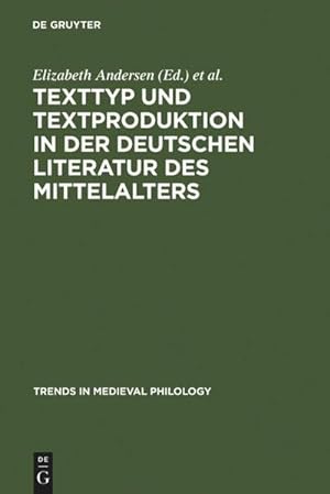 Bild des Verkufers fr Texttyp und Textproduktion in der deutschen Literatur des Mittelalters zum Verkauf von AHA-BUCH GmbH