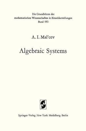 Seller image for Algebraic Systems for sale by AHA-BUCH GmbH