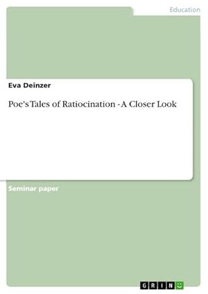 Seller image for Poe's Tales of Ratiocination - A Closer Look for sale by AHA-BUCH GmbH