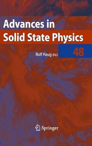 Bild des Verkufers fr Advances in Solid State Physics 48 zum Verkauf von AHA-BUCH GmbH