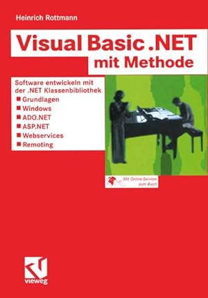 Bild des Verkufers fr Visual Basic .NET mit Methode : Software entwickeln mit der .NET Klassenbibliothek  Grundlagen, Windows, ADO.NET, ASP.NET, Webservices und Remoting zum Verkauf von AHA-BUCH GmbH