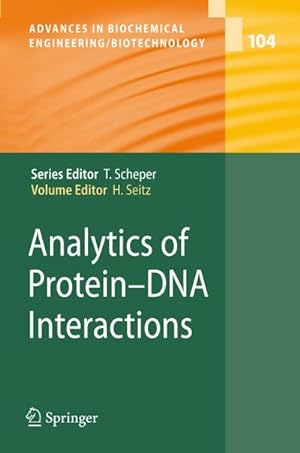 Bild des Verkufers fr Analytics of Protein-DNA Interactions zum Verkauf von AHA-BUCH GmbH