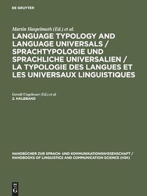 Bild des Verkufers fr Language Typology and Language Universals 2.Teilband zum Verkauf von AHA-BUCH GmbH