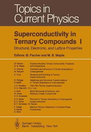 Seller image for Superconductivity in Ternary Compounds I : Structural, Electronic, and Lattice Properties for sale by AHA-BUCH GmbH