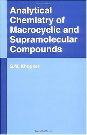 Bild des Verkufers fr Analytical Chemistry of Macrocyclic and Supramolecular Compounds zum Verkauf von AHA-BUCH GmbH