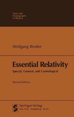 Bild des Verkufers fr Essential Relativity : Special, General, and Cosmological zum Verkauf von AHA-BUCH GmbH