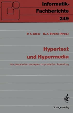 Bild des Verkufers fr Hypertext und Hypermedia : Von theoretischen Konzepten zur praktischen Anwendung zum Verkauf von AHA-BUCH GmbH