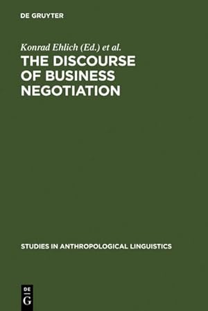 Image du vendeur pour The Discourse of Business Negotiation mis en vente par AHA-BUCH GmbH