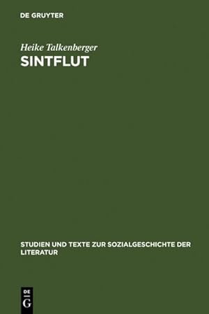 Bild des Verkufers fr Sintflut : Prophetie und Zeitgeschehen in Texten und Holzschnitten astrologischer Flugschriften 1488-1528 zum Verkauf von AHA-BUCH GmbH