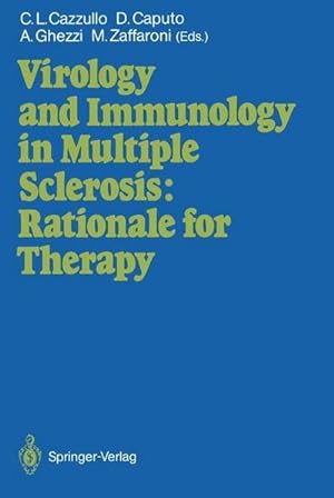Imagen del vendedor de Virology and Immunology in Multiple Sclerosis: Rationale for Therapy : Proceedings of the International Congress, Milan, December 911, 1986 a la venta por AHA-BUCH GmbH