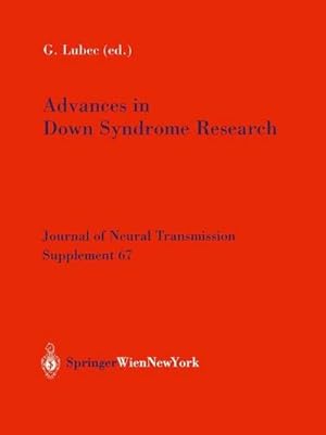 Seller image for Advances in Down Syndrome Research for sale by AHA-BUCH GmbH