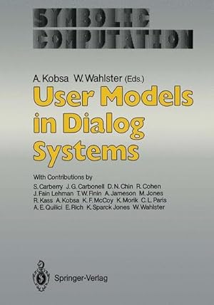 Immagine del venditore per User Models in Dialog Systems venduto da AHA-BUCH GmbH
