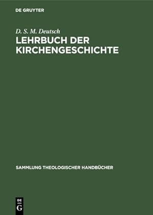 Imagen del vendedor de Lehrbuch der Kirchengeschichte a la venta por AHA-BUCH GmbH