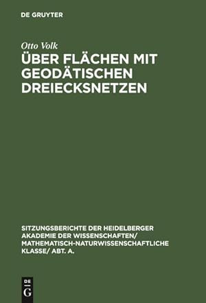 Bild des Verkufers fr ber Flchen mit geodtischen Dreiecksnetzen zum Verkauf von AHA-BUCH GmbH