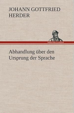 Bild des Verkufers fr Abhandlung ber den Ursprung der Sprache zum Verkauf von AHA-BUCH GmbH