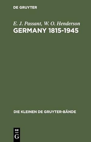 Bild des Verkufers fr Germany 1815-1945 : Deutsche Geschichte in britischer Sicht zum Verkauf von AHA-BUCH GmbH