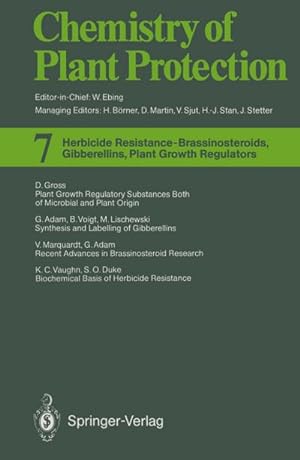 Bild des Verkufers fr Herbicide Resistance  Brassinosteroids, Gibberellins, Plant Growth Regulators zum Verkauf von AHA-BUCH GmbH