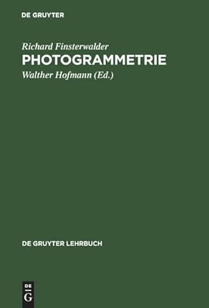 Bild des Verkufers fr Photogrammetrie zum Verkauf von AHA-BUCH GmbH