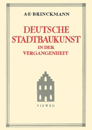 Imagen del vendedor de Deutsche Stadtbaukunst in der Vergangenheit a la venta por AHA-BUCH GmbH