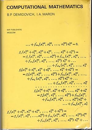 Imagen del vendedor de Computational Mathematics a la venta por Dorley House Books, Inc.