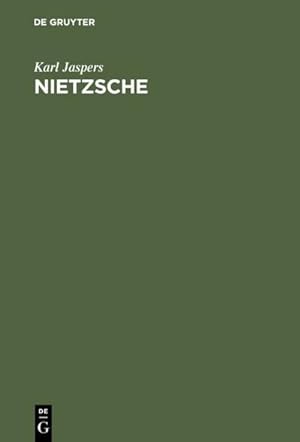 Bild des Verkäufers für Nietzsche : Einführung in das Verständnis seines Philosophierens zum Verkauf von AHA-BUCH GmbH