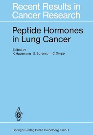 Seller image for Peptide Hormones in Lung Cancer for sale by AHA-BUCH GmbH