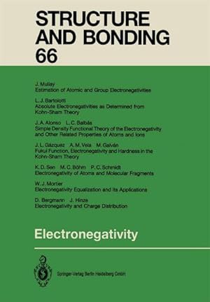 Seller image for Electronegativity for sale by AHA-BUCH GmbH