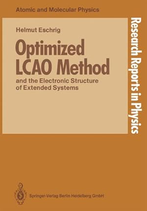 Bild des Verkufers fr Optimized LCAO Method and the Electronic Structure of Extended Systems zum Verkauf von AHA-BUCH GmbH