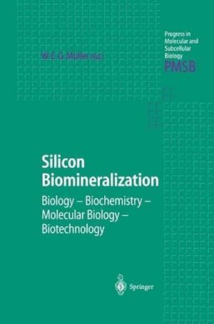 Bild des Verkufers fr Silicon Biomineralization : Biology  Biochemistry  Molecular Biology  Biotechnology zum Verkauf von AHA-BUCH GmbH