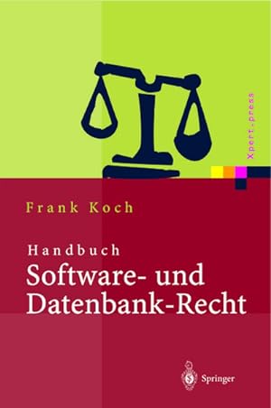 Bild des Verkufers fr Handbuch Software- und Datenbank-Recht zum Verkauf von AHA-BUCH GmbH